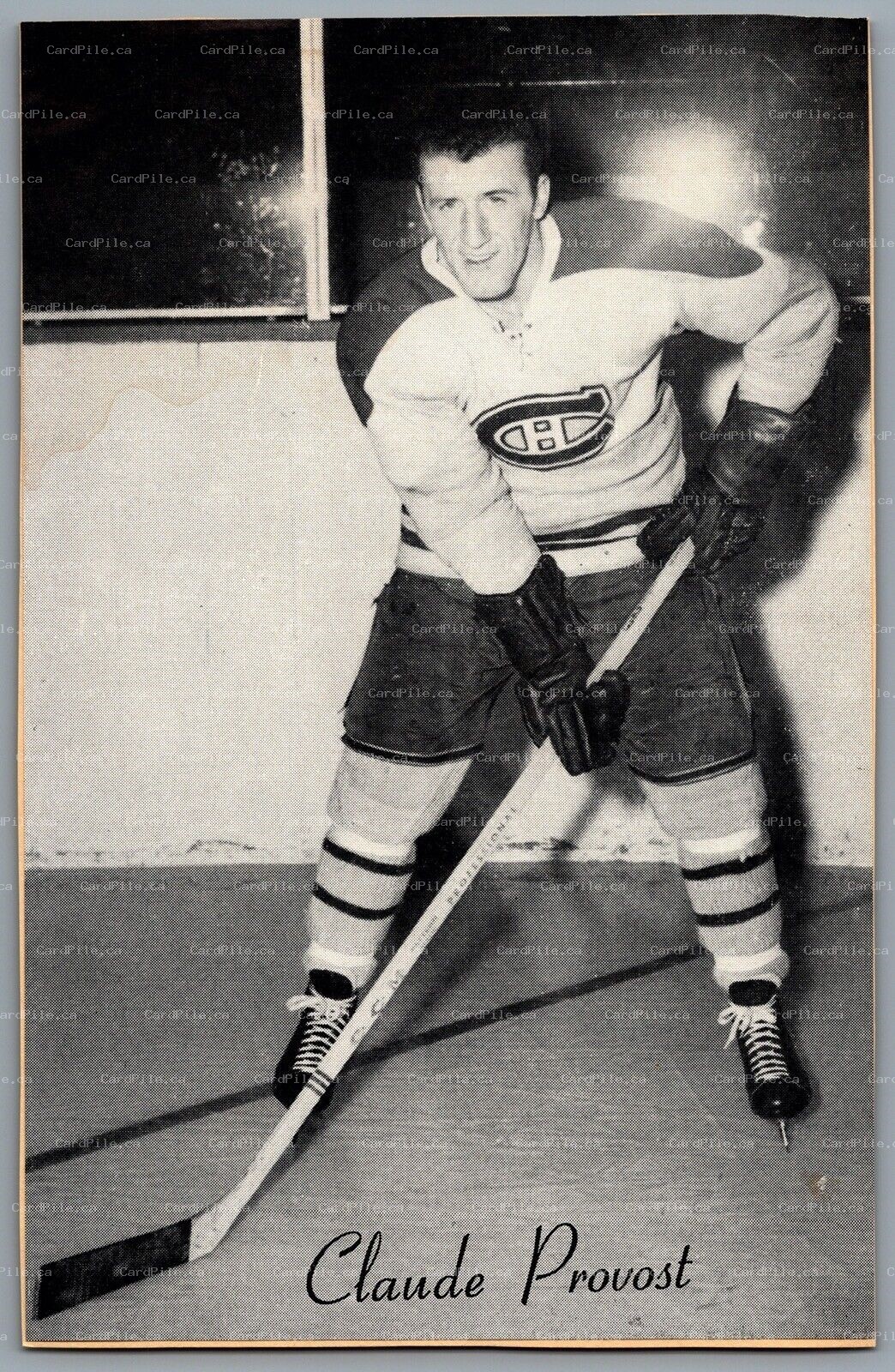 1944-1964 Bee Hive Montreal Candiens Claude Provost NHL Hockey