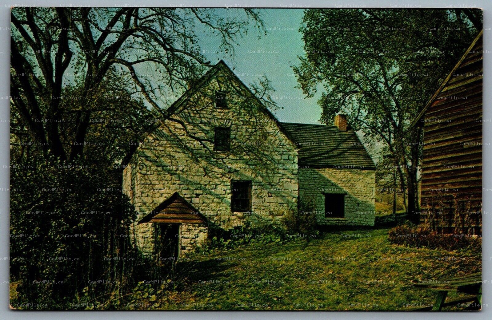 Postcard St Johnsville New York c1960s Fort Klock Mohawk River Valley