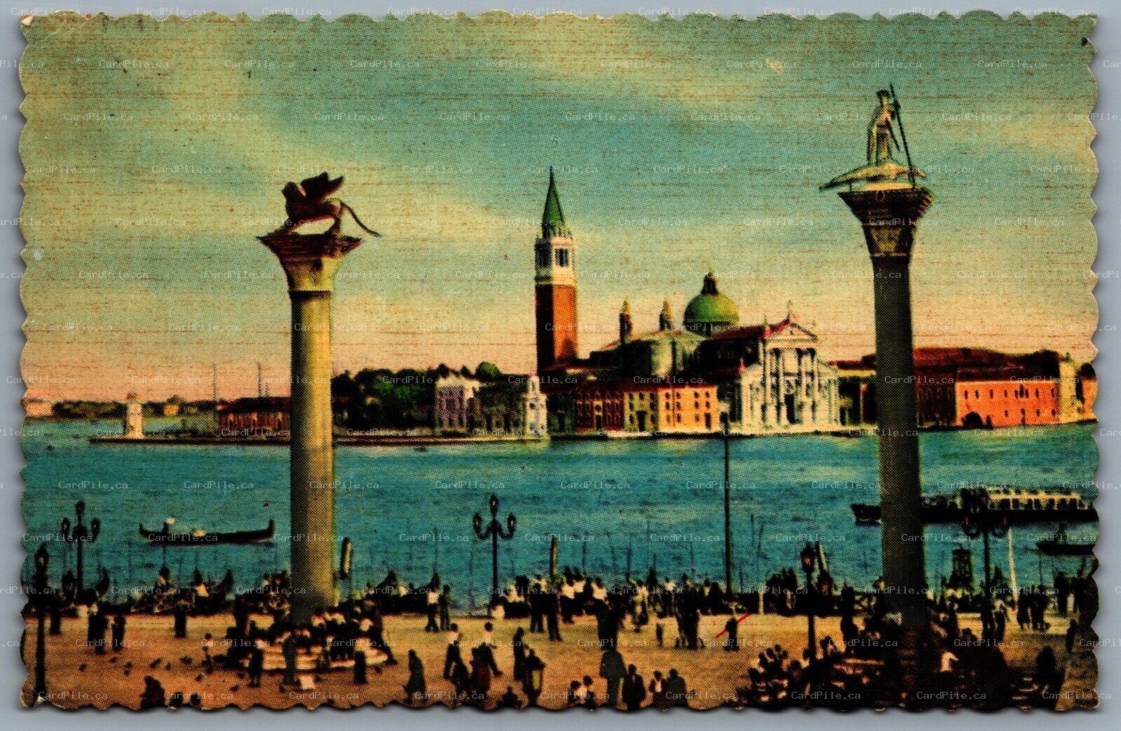 Postcard Venezia Italy c1959 Isola S. Giorgio The Isle of S. Giorgio Venice IT