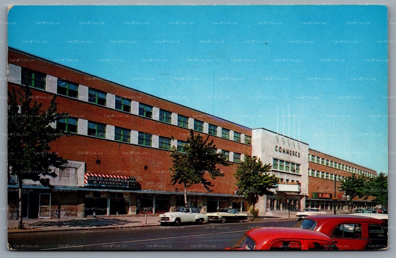 Postcard Montreal Quebec c1965 The Show Mart Le Palais du Commerce CDS Cancel