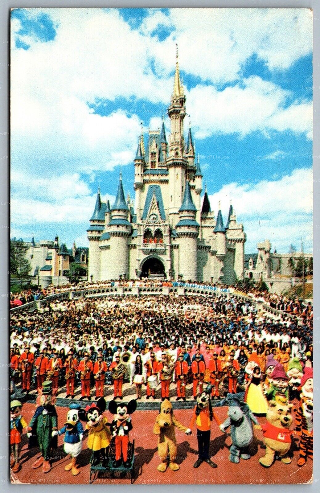 Postcard Orlando FL c1981 Welcome To Walt Disney World Cinderella Castle