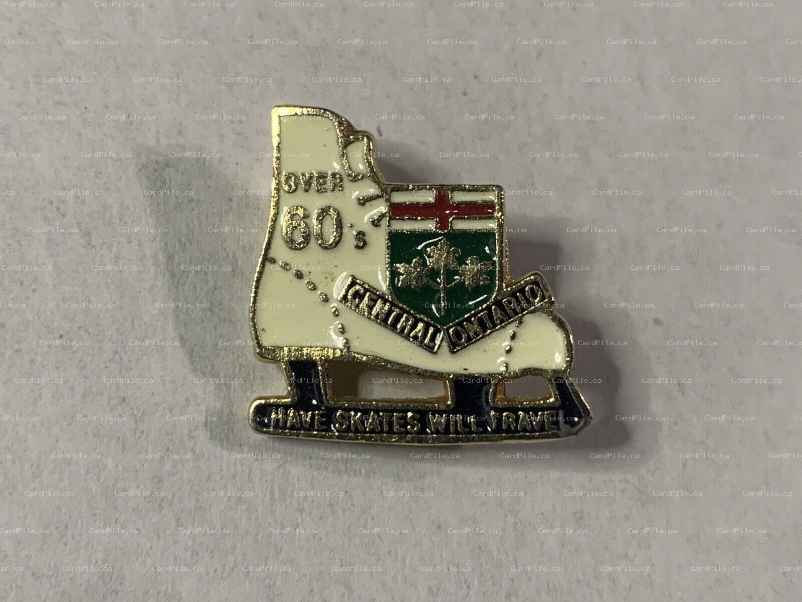 Central Ontario Canada - Over 60s - “Have Skates Will Travel" - Lapel Pin 