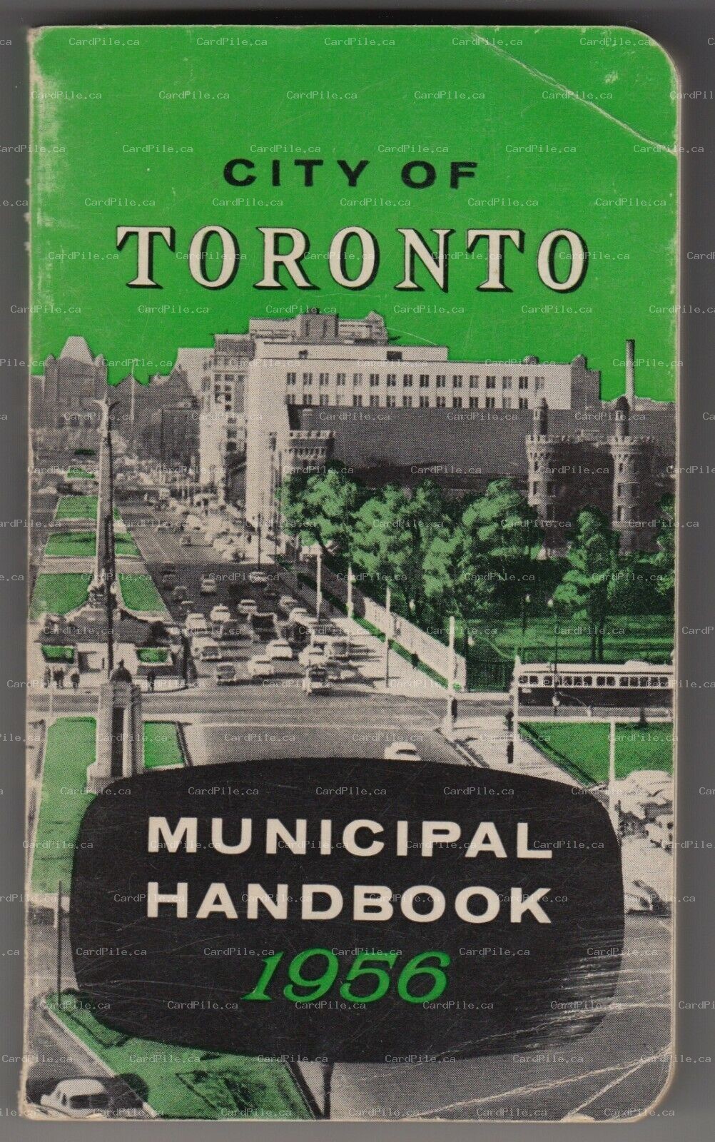 VINTAGE City of Toronto Municipal Handbook 1956 - Canada - RARE - SoftCover