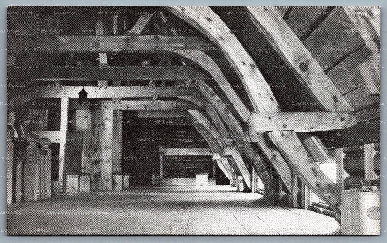 Postcard Granville Ferry NS c1980s Port Royal Habitation Artisans Dormitory