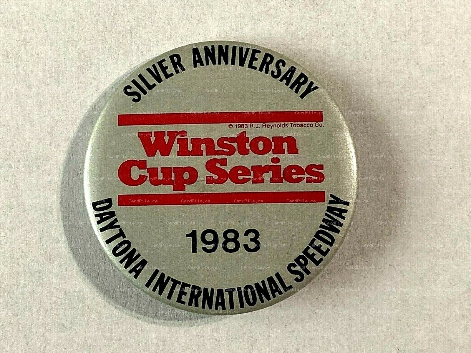 VINTAGE 1983 Winston Cup Series Daytona International Speedway - Pinback Button