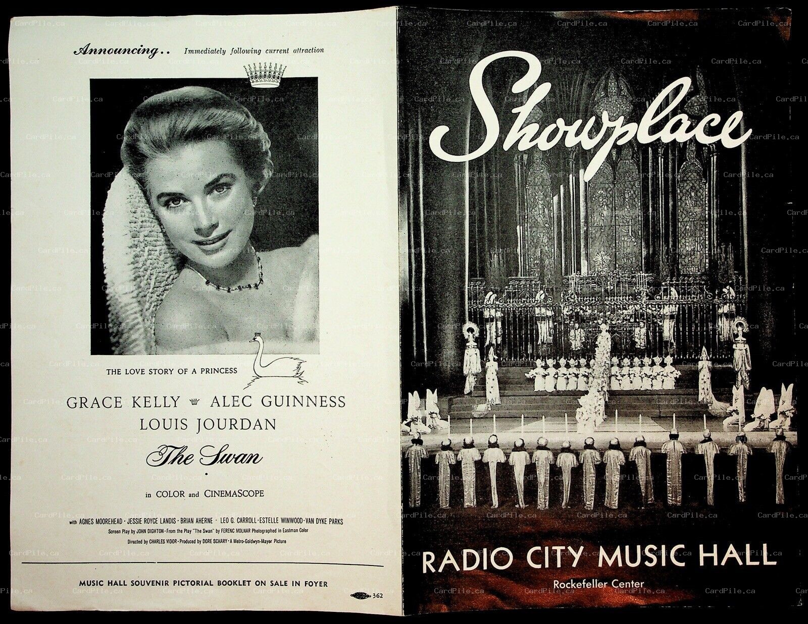 1956 New York City Radio City Music Hall Showplace Offical Program Adverts