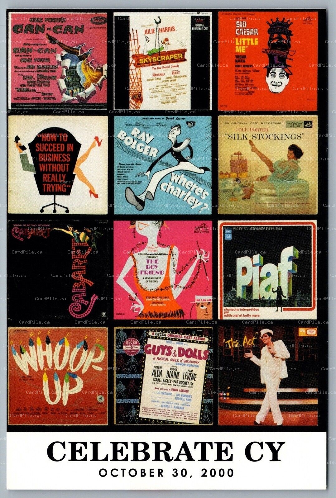 Postcard c2000 90th Birthday Tribute To Cy Feuer Pier Sixty New York City Advert