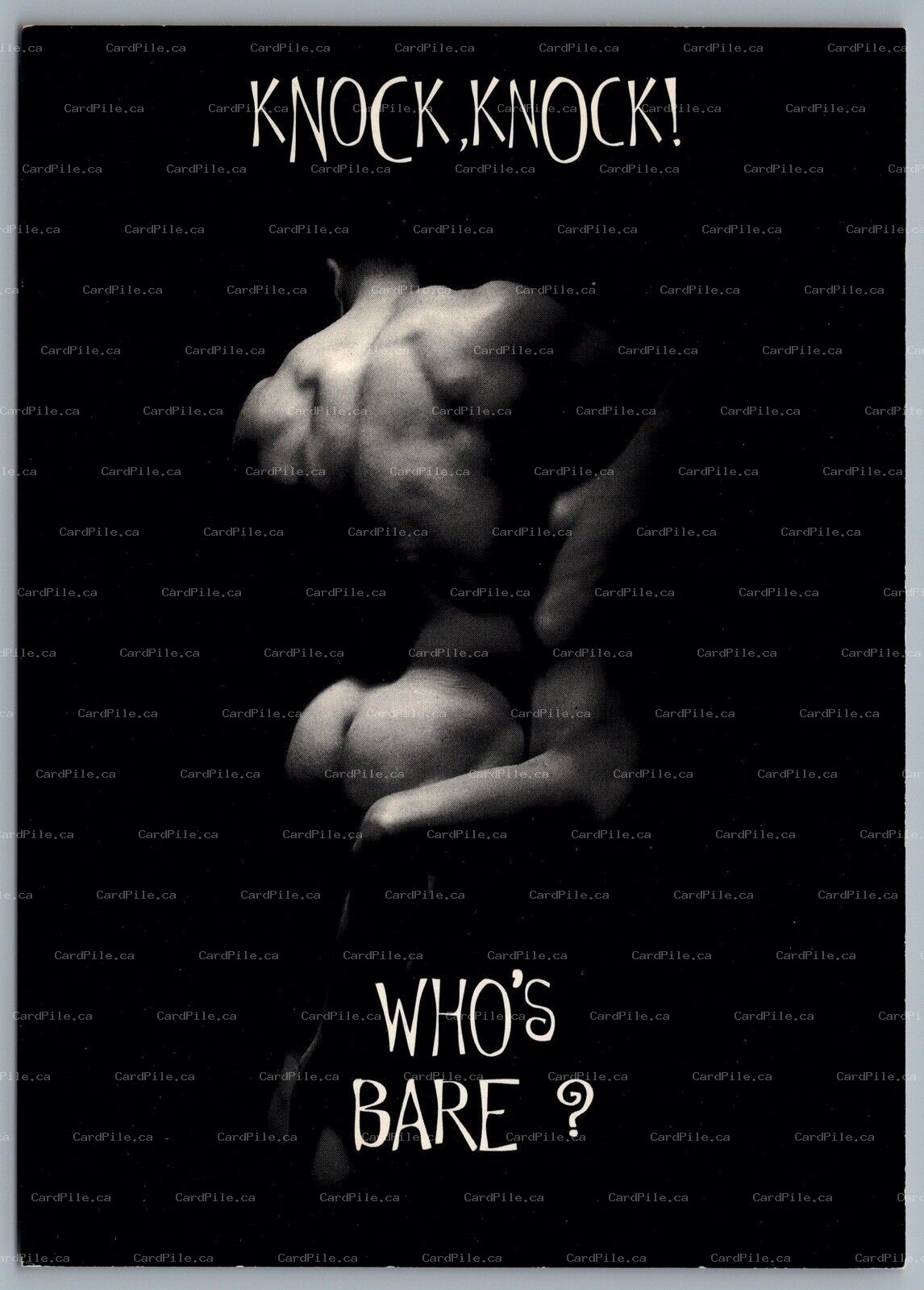 Postcard Theatre 1995 Knock Knock! Who’s Bare? The Palladium Advert