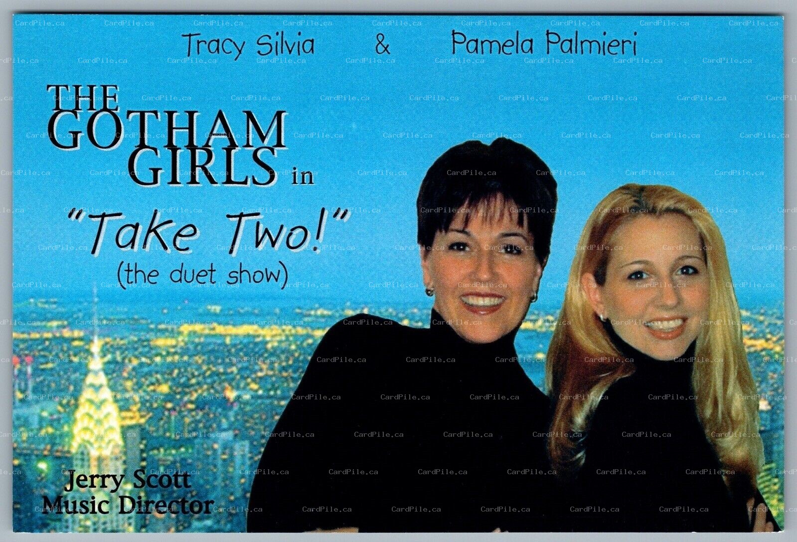 Postcard Theatre 2003 The Gotham Girls In Take Two Duet Show Dillons Back Room 