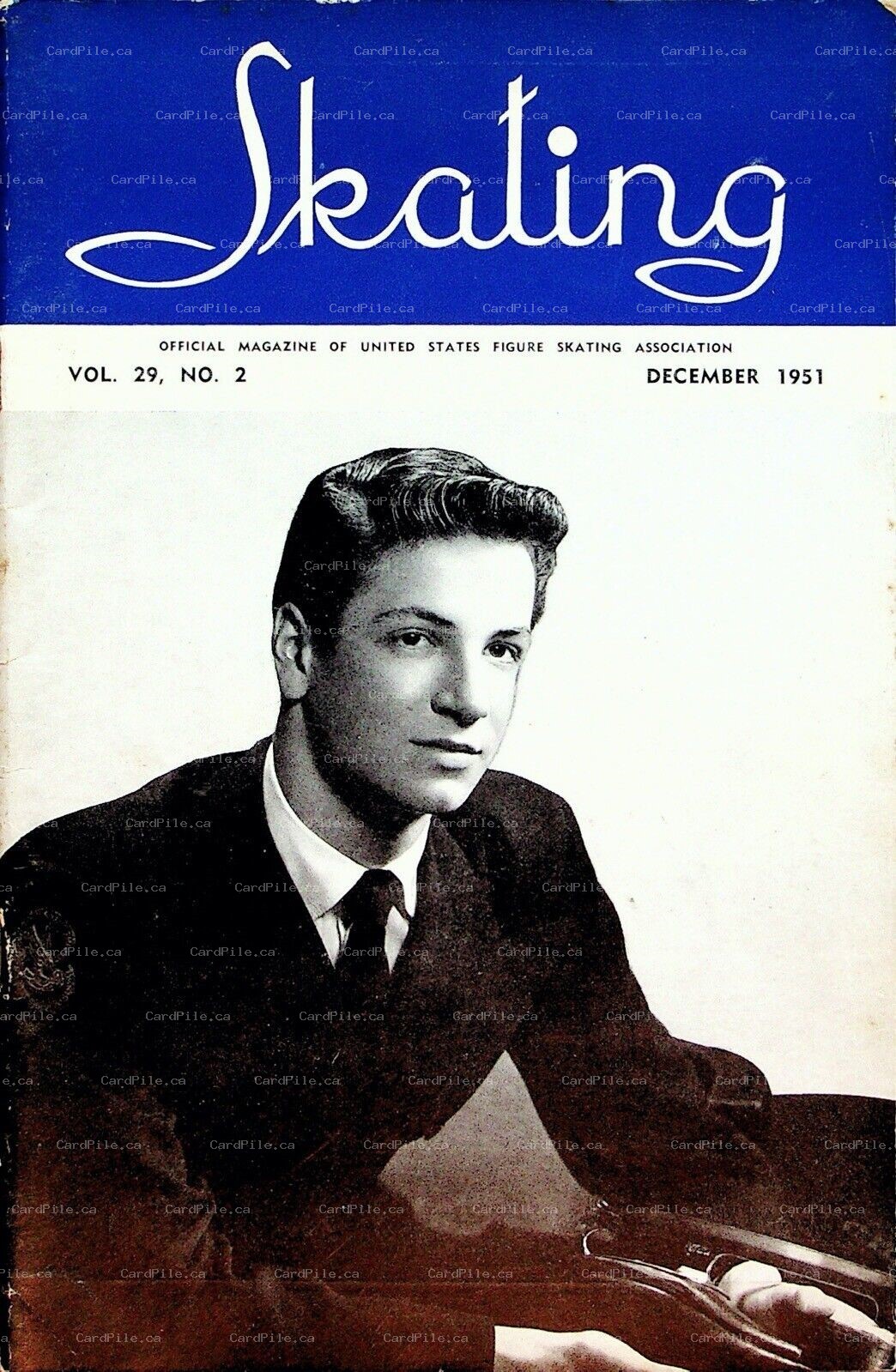 VINTAGE 1951 USFSA Skating Magazine Vol.29 No.2 Olympic Team Advertisements News