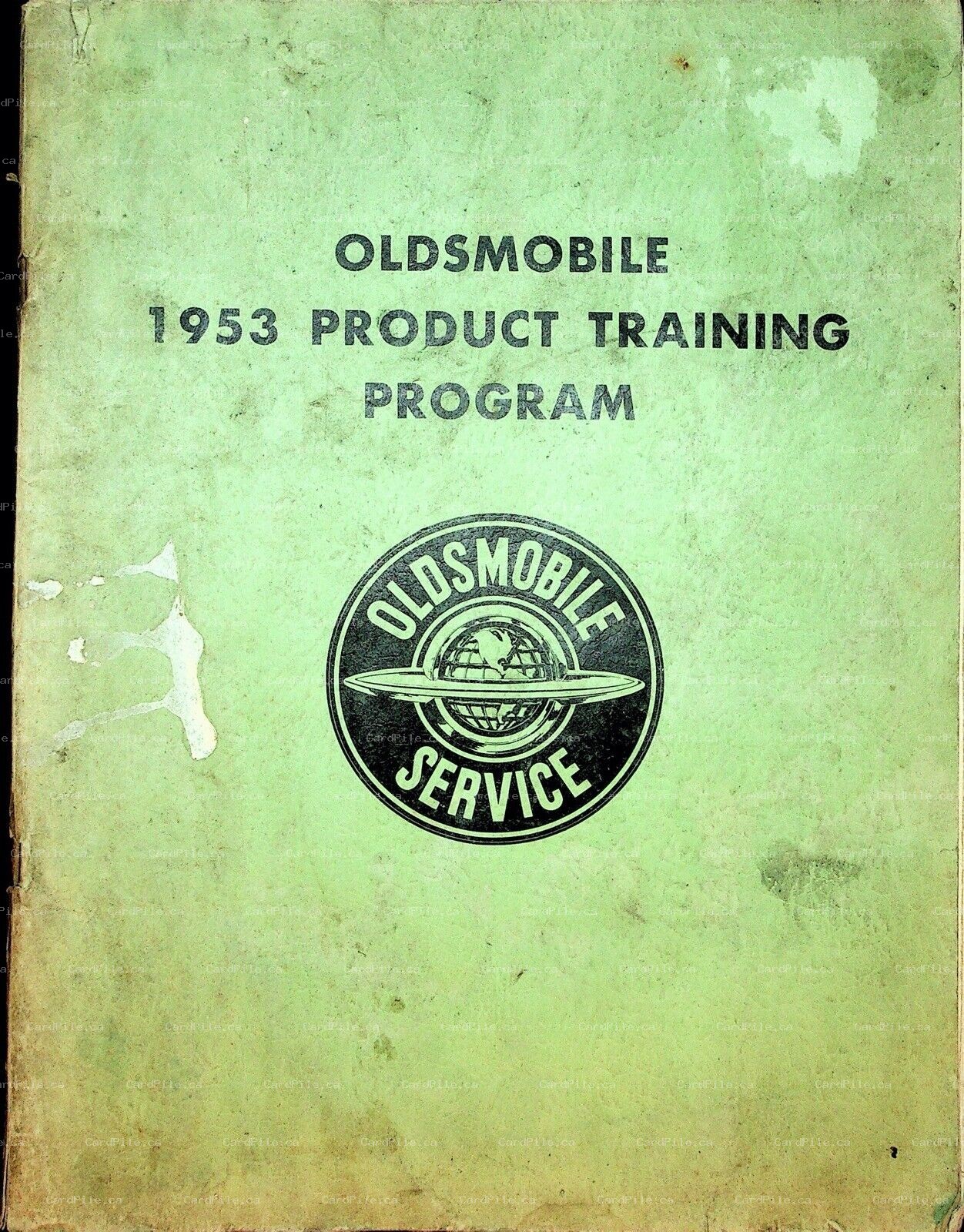1953 Oldsmobile Product Training Program Service GM General Motors Oshawa