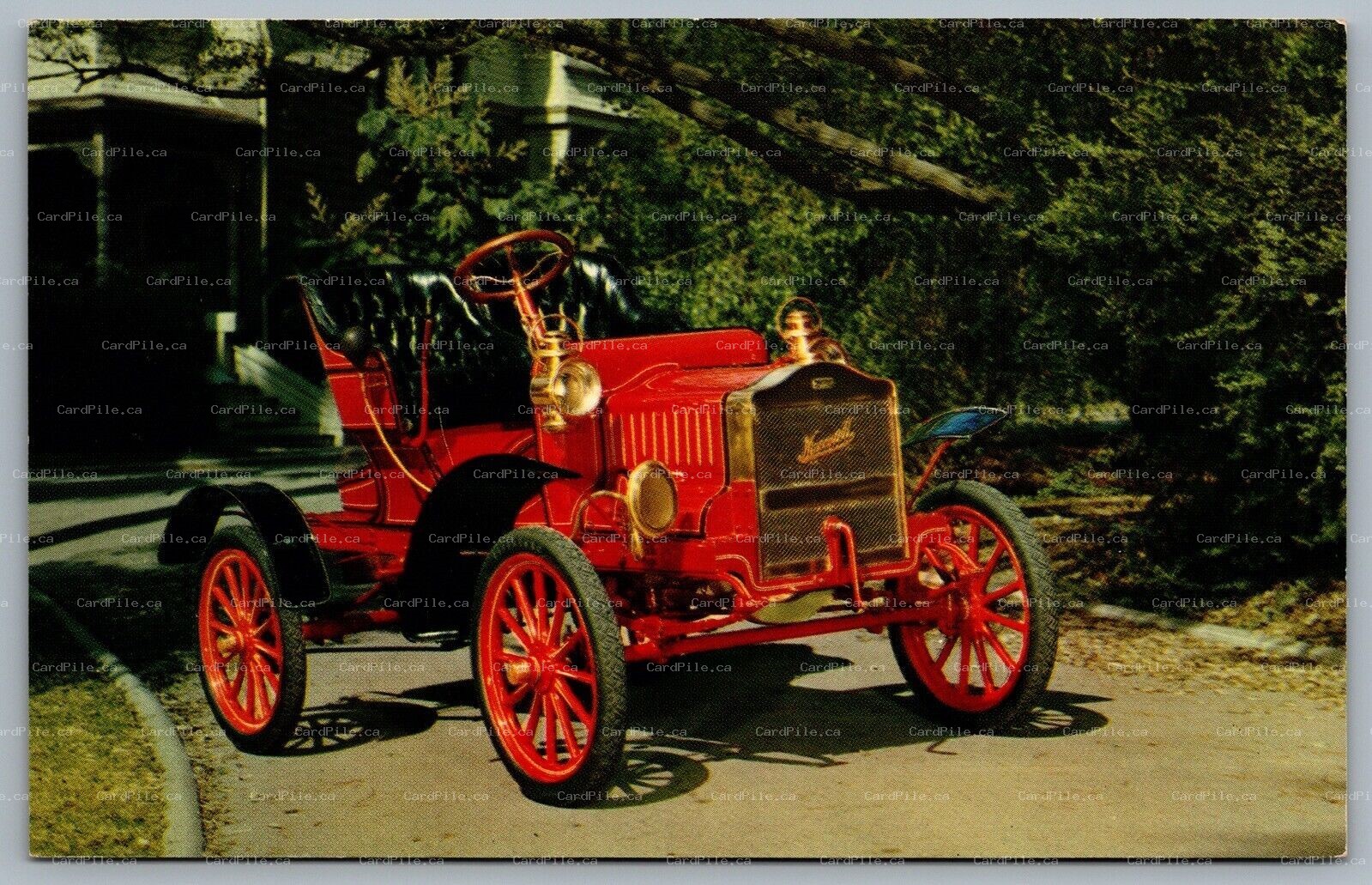 Postcard Automobile Leon Carpenter Fiat Advert Fayetteville 1907 Maxwell