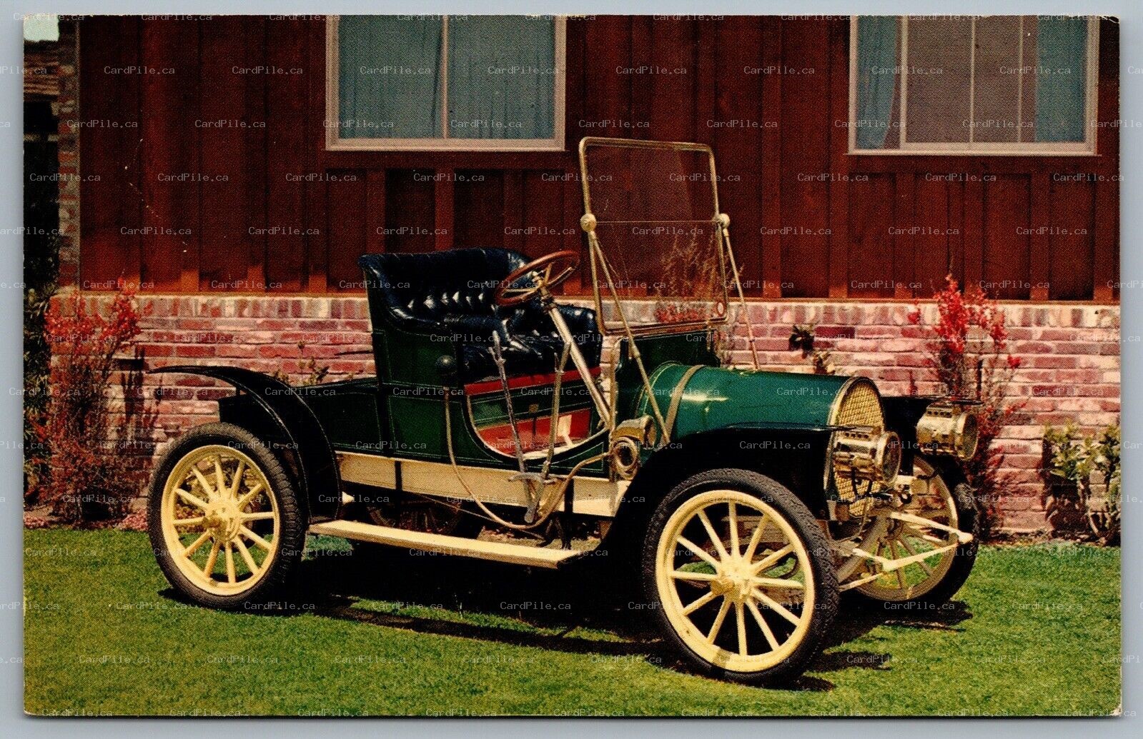 Postcard Automobile Leon Carpenter Fiat Advert Fayetteville 1907 Franklin