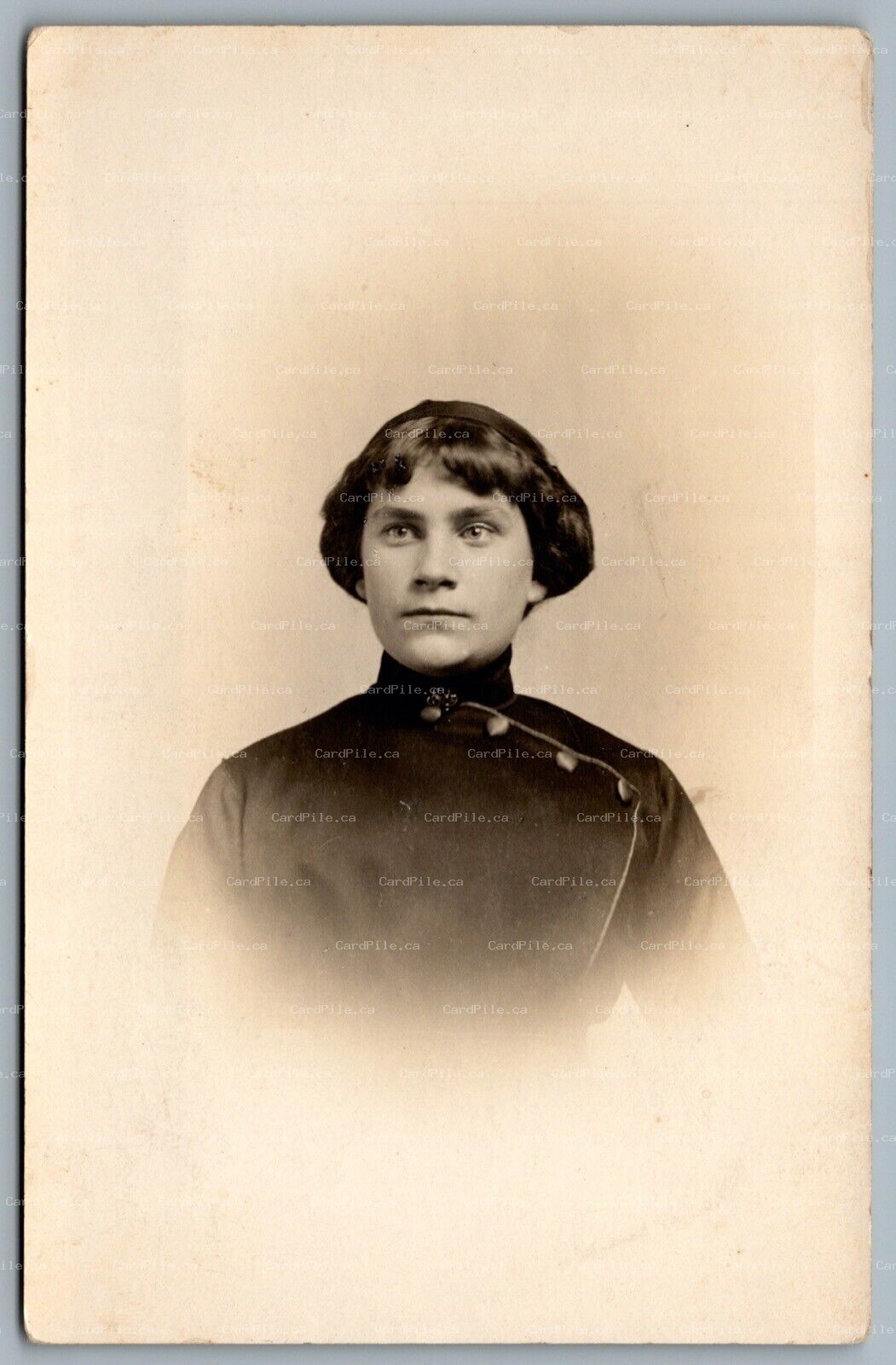 Postcard RPPC c1910s Studio Portrait Photo Of A Lady