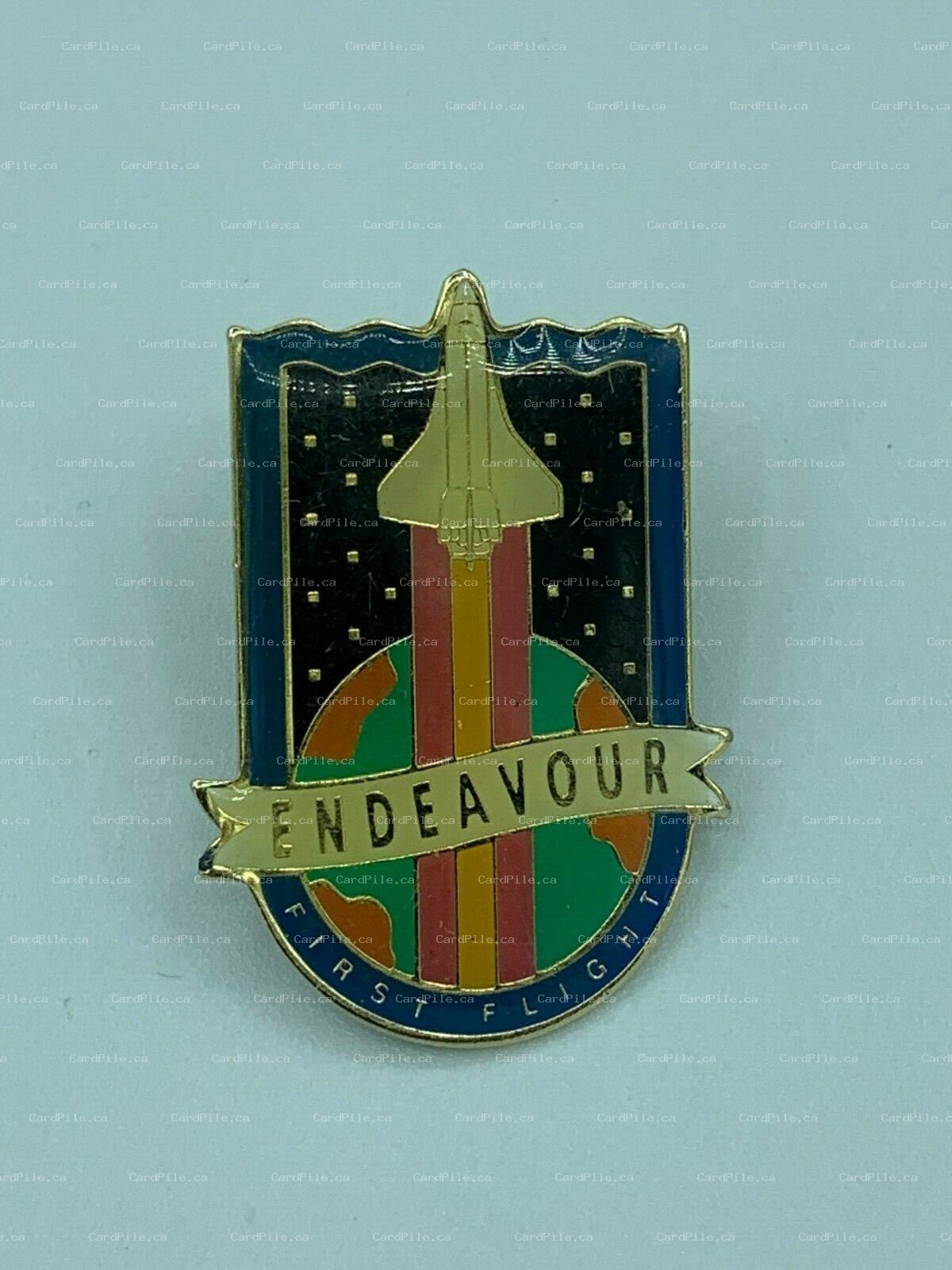VINTAGE Endeavour 1st Flight STS-49 May 7-16 1992 NASA Space Shuttle Lapel Pin