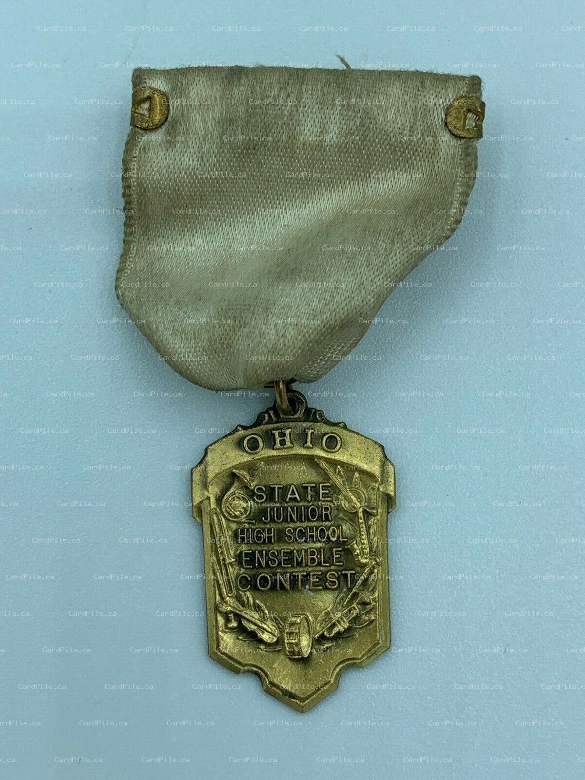 VINTAGE Ohio State Junior High School Ensemble Contest Ribbon Dieges & Clust