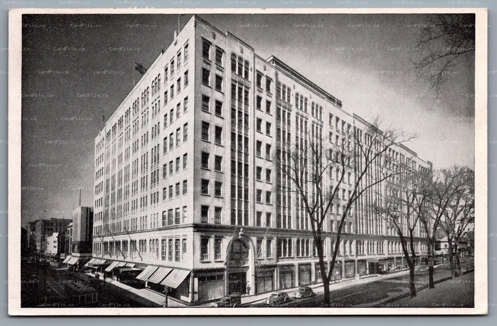 Postcard Montreal PQ c1957 T. Eaton Co. Limited Department Store Exterior View A