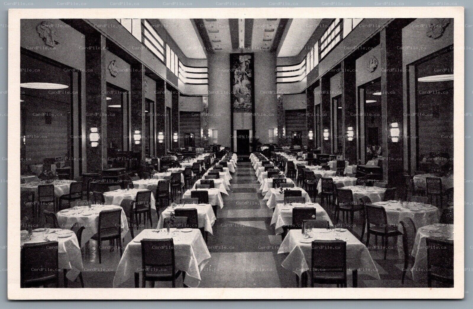 Postcard Montreal PQ c1950s T. Eaton Co. Department Store 9th Floor Restaurant 