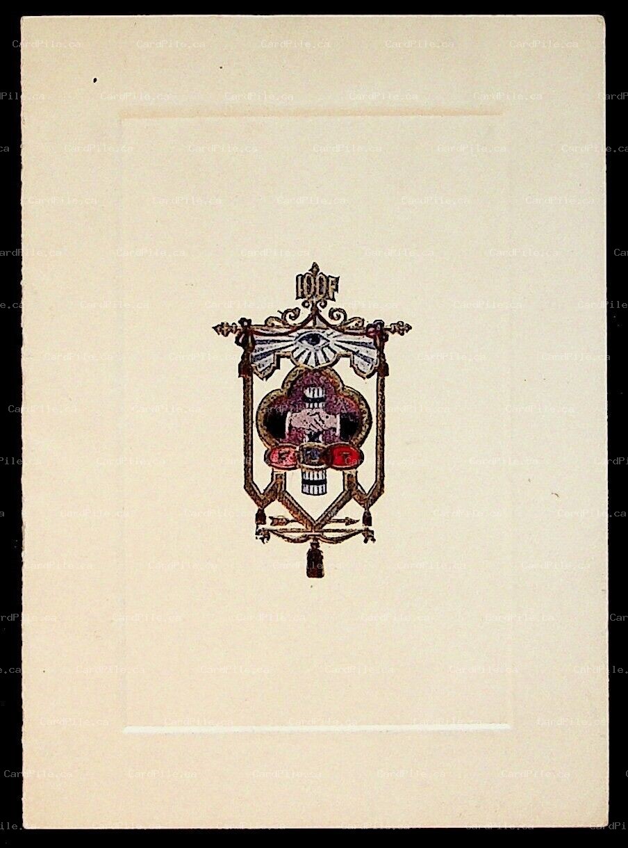 c1921 IOOF Lodge 332 Atwood Ontario Music Hall Invitation Oddfellows 