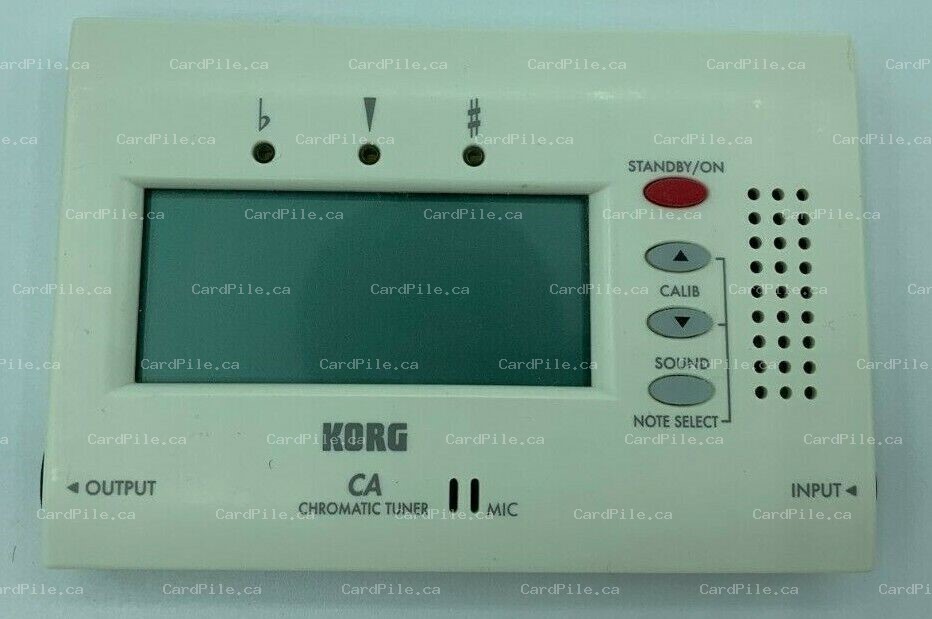 USED Korg Chromatic Tuner CA-40 CA40 Guitar Violin Bass Chromatic - WORKING