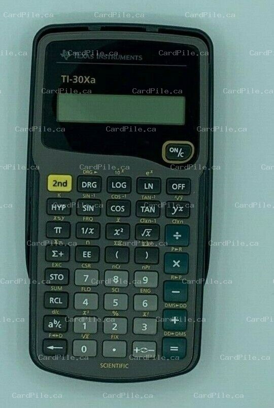 USED Texas Instruments TI-30XA Scientific Calculator - WORKING