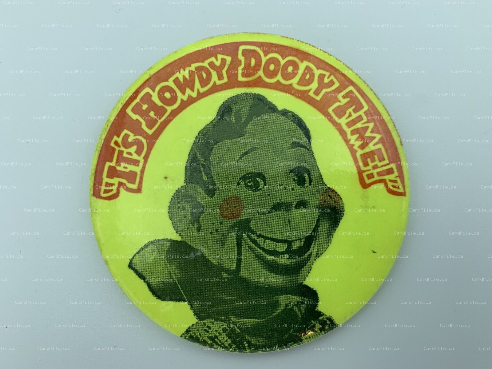 VINTAGE 1970s It's Howdy Doody Time! NBC Television - Pinback Button