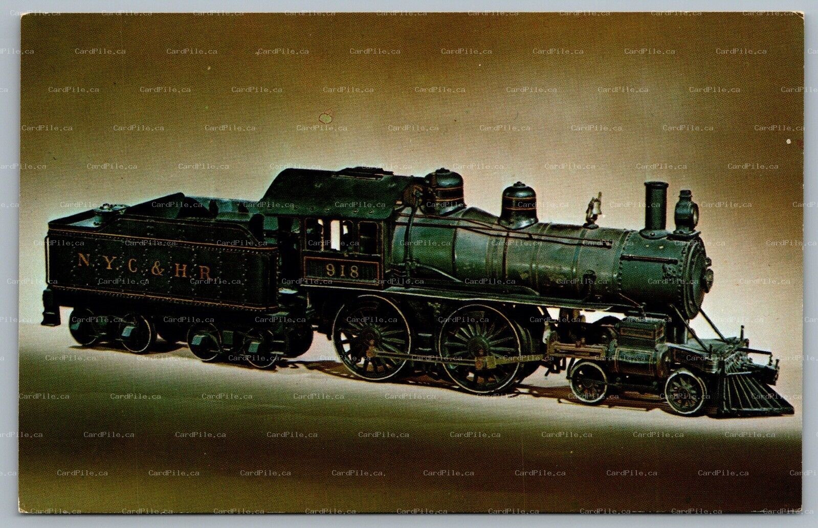 Postcard Gettysburg PA 1970s Lincoln Train Museum N.Y. Central & Hudson River RR