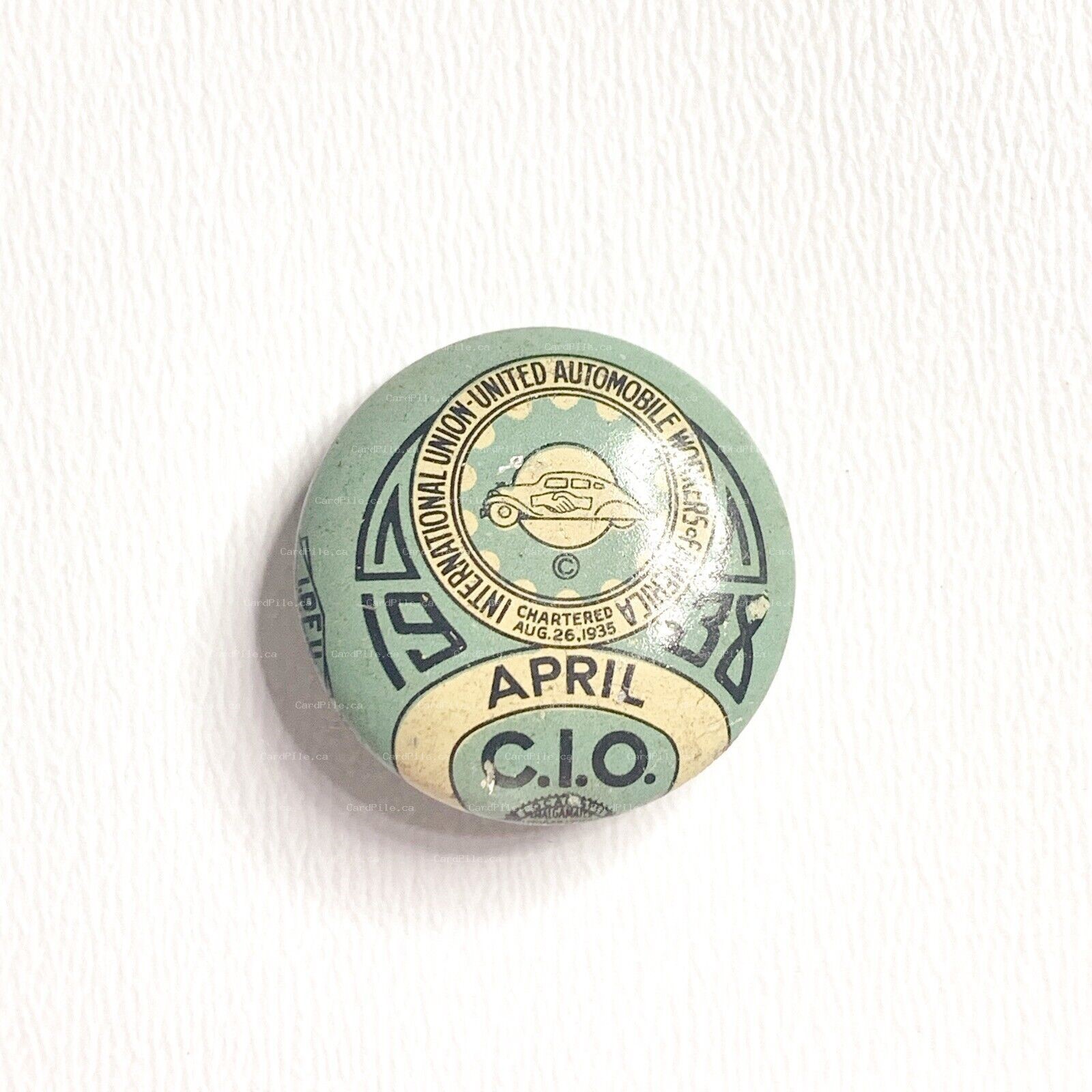 VINTAGE 1938 April International Union United Automobile Workers of America A 