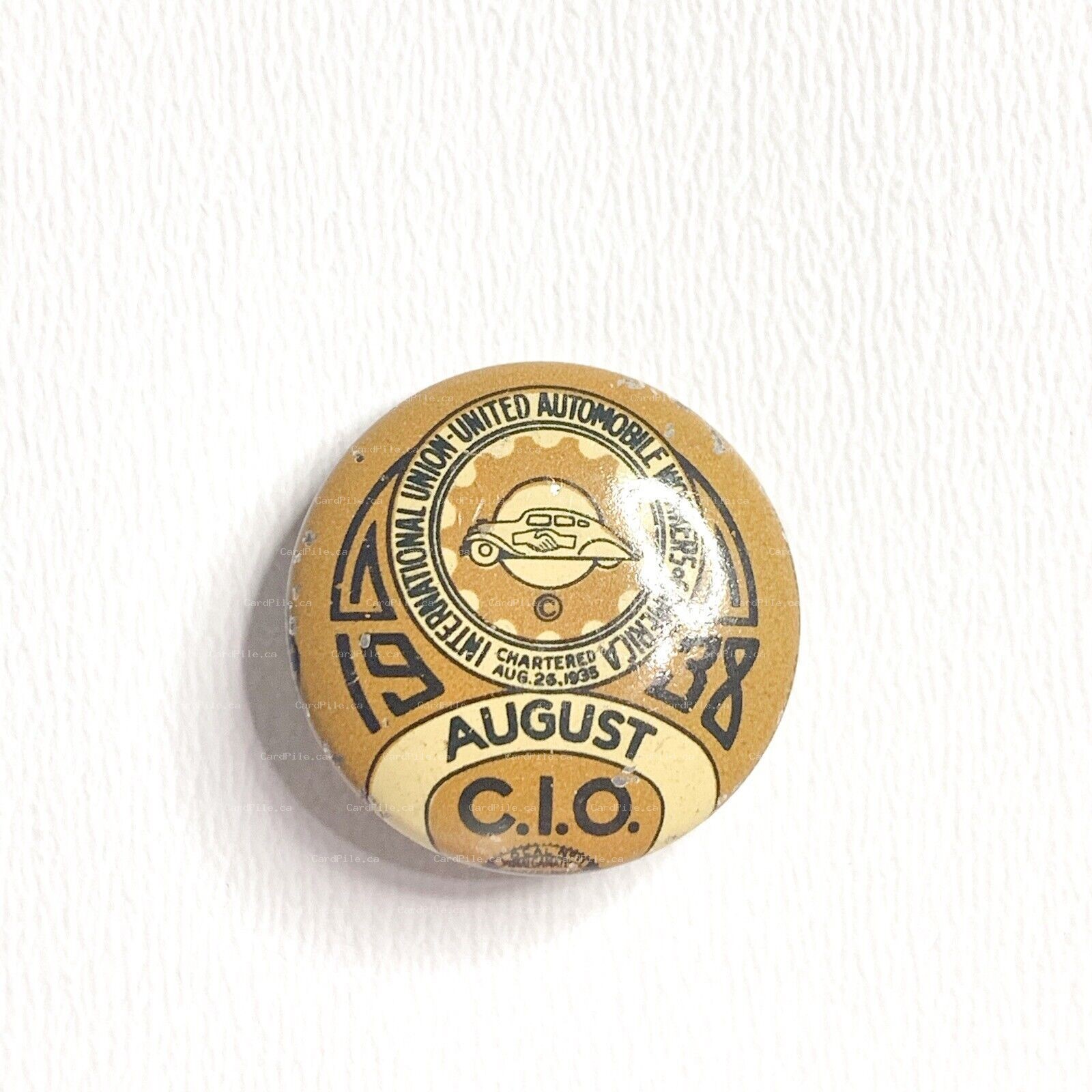 VINTAGE 1938 August International Union United Automobile Workers of America CIO