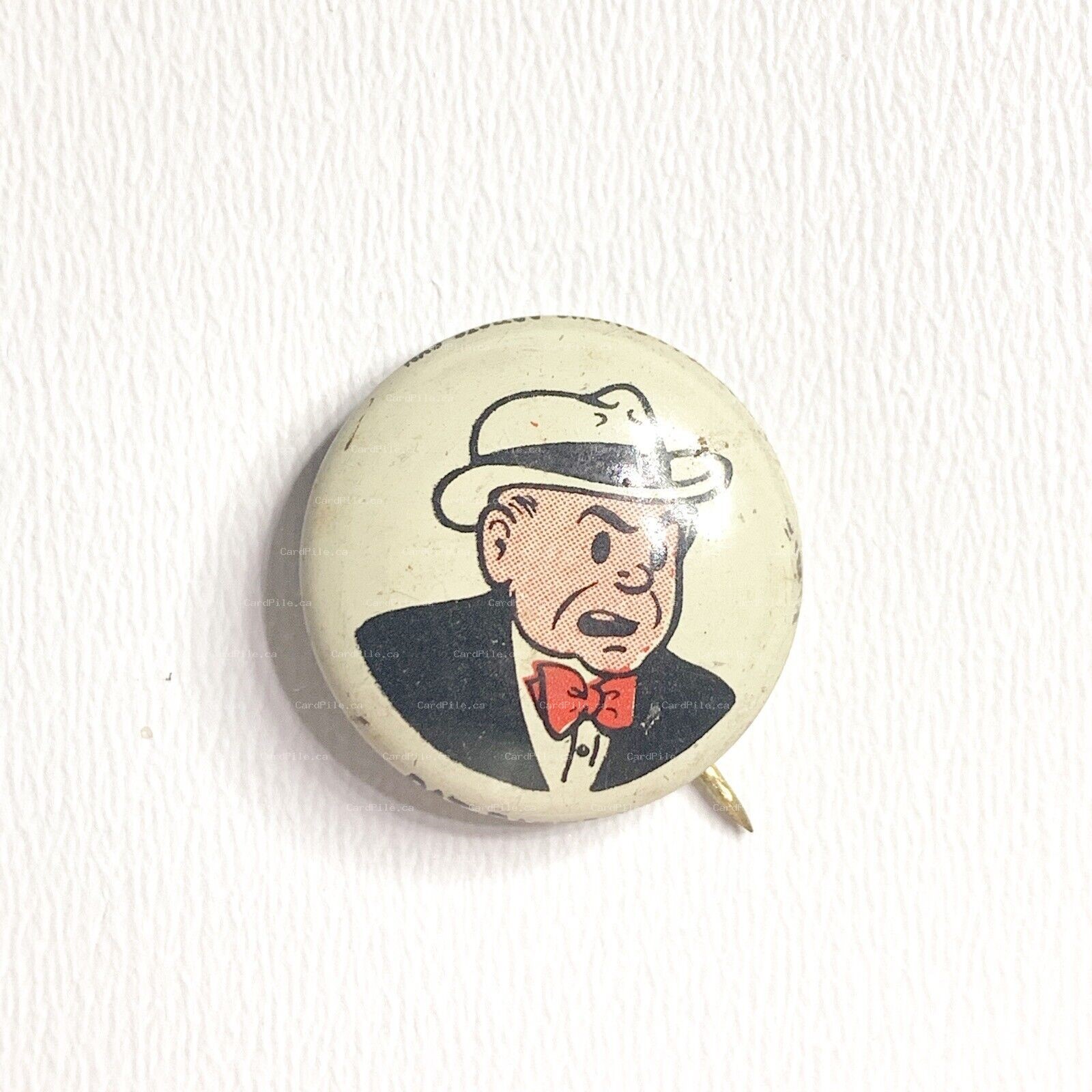 VINTAGE 1946 Kellogg's PEP - Pat Patten - Cereal Pinback Button 