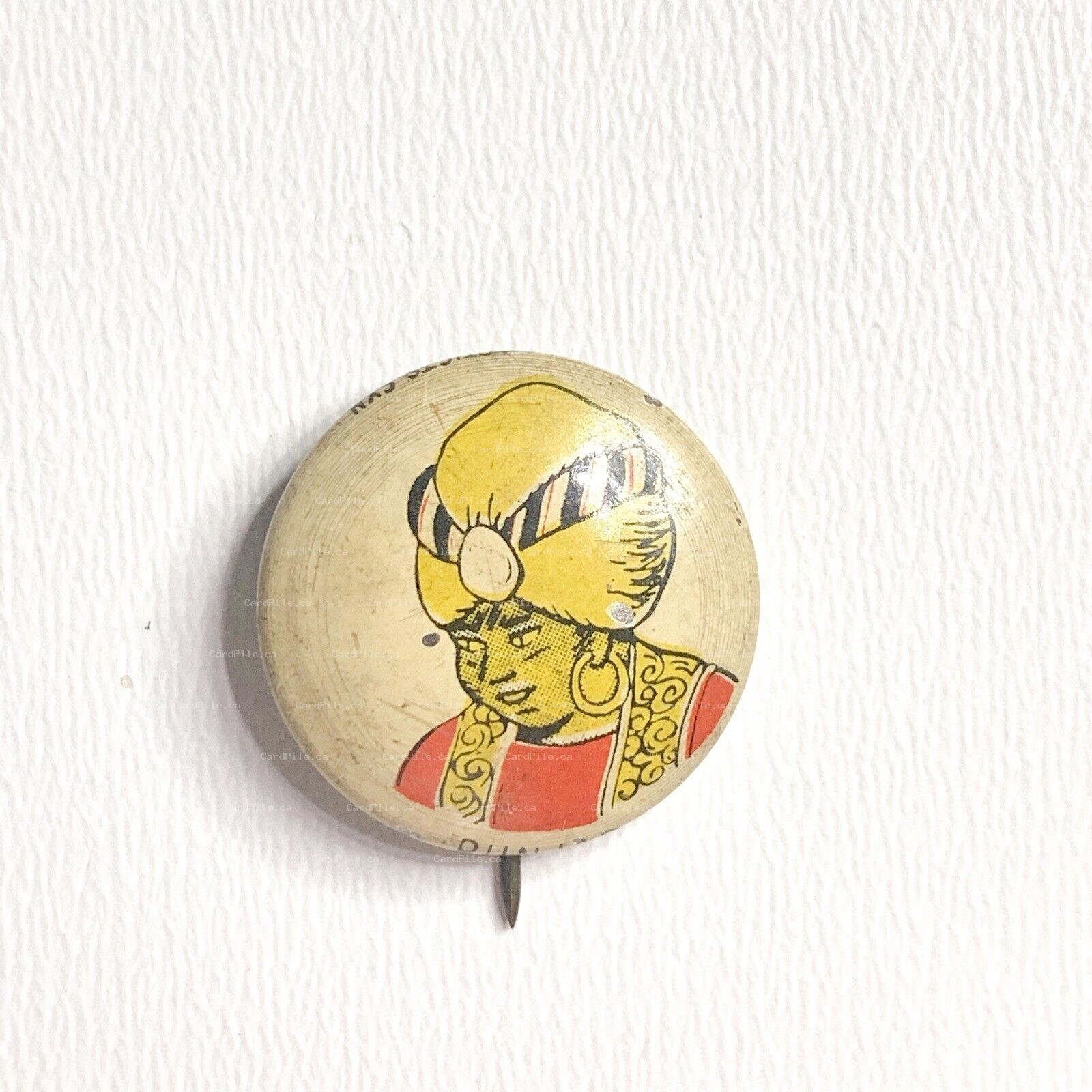 VINTAGE 1946 Kellogg's PEP - Punjab - Cereal Pinback Button B