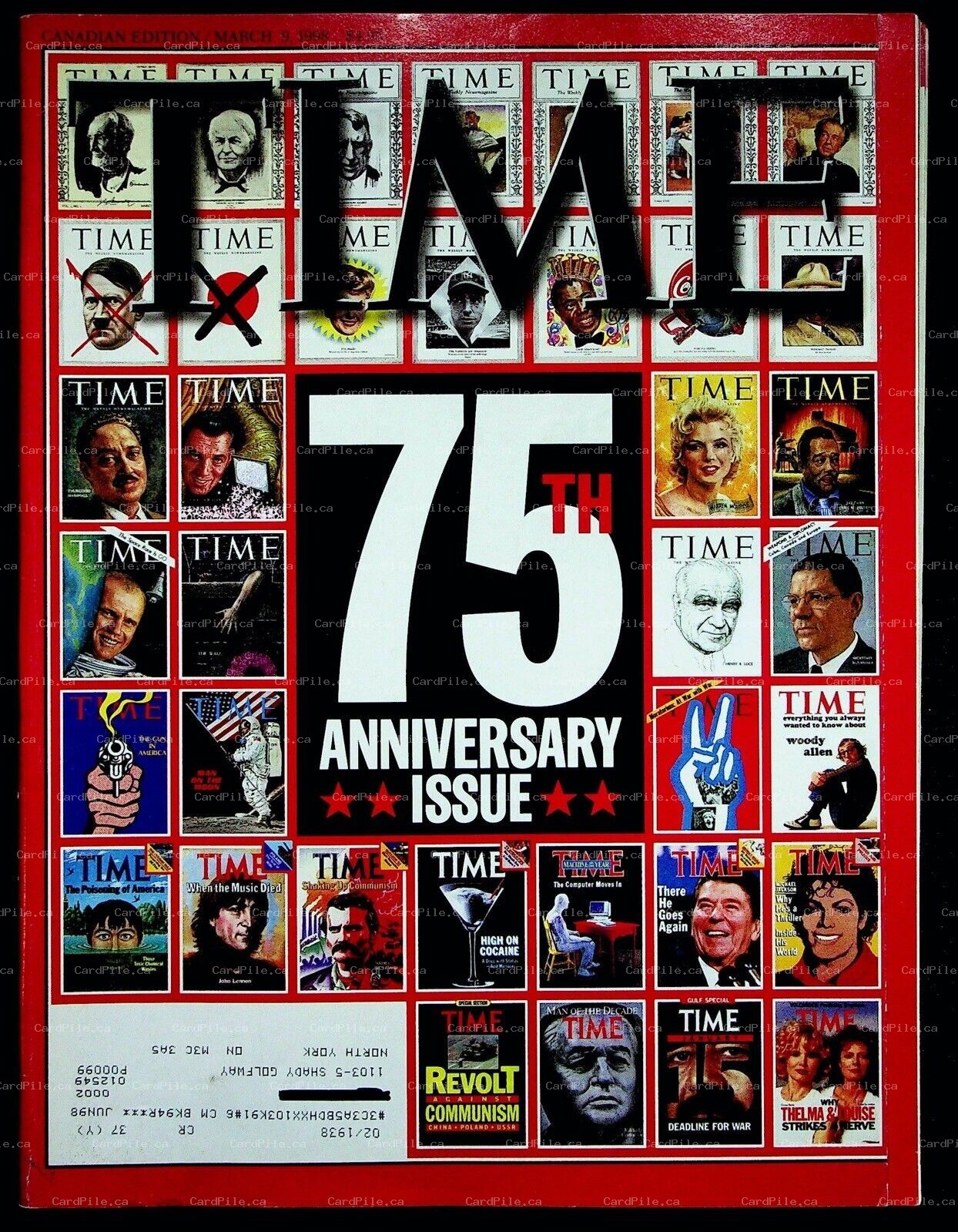 1998 March 9 Time 75th Anniversary Issue Canadian Edition Magazine Vol 151 No 9
