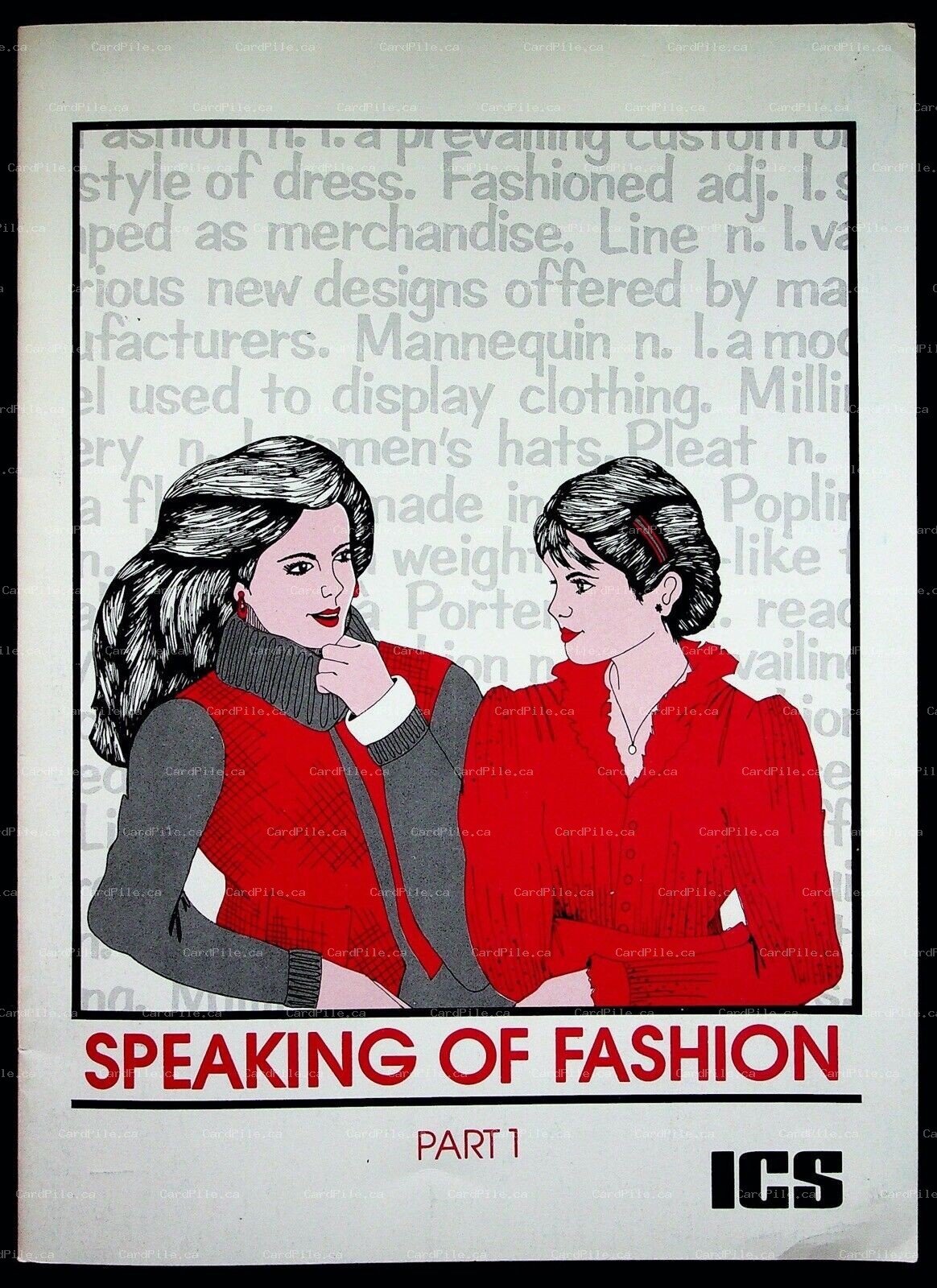 VINTAGE 1985 ICS Speaking of Fashion Fashion Merchandising Course Part 1