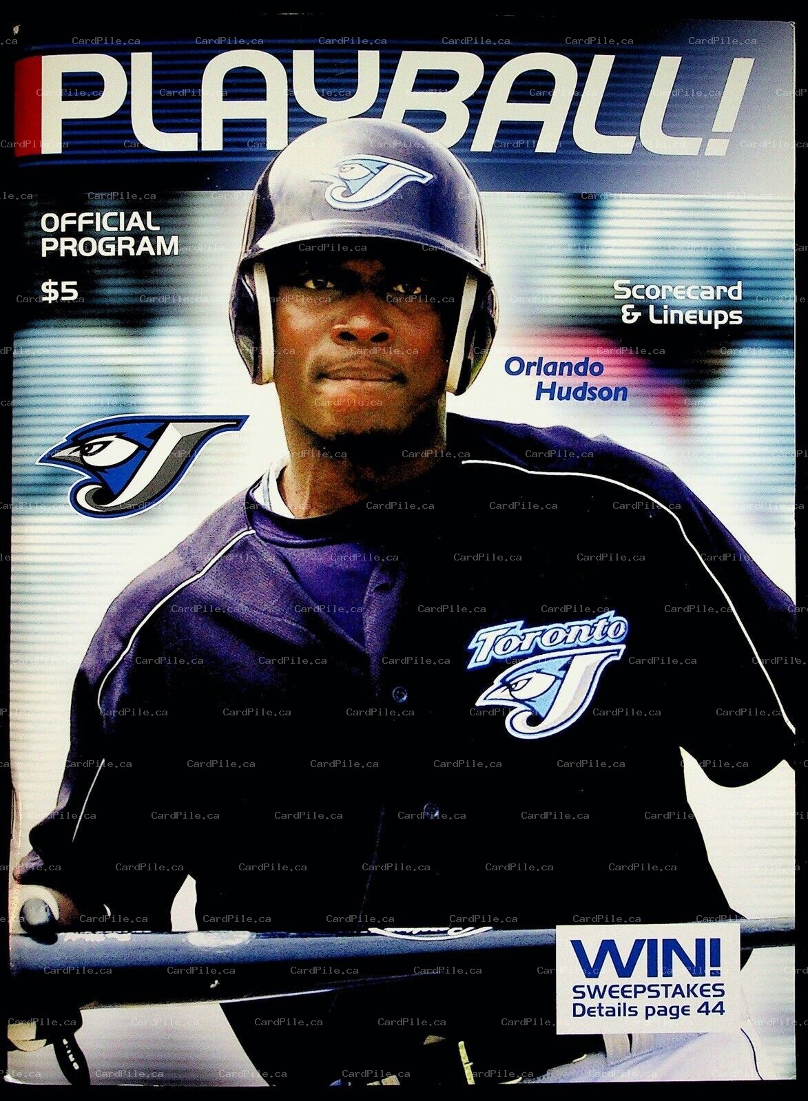 2004 May Toronto Blue Jays Playball Official Program vs Boston Red Sox