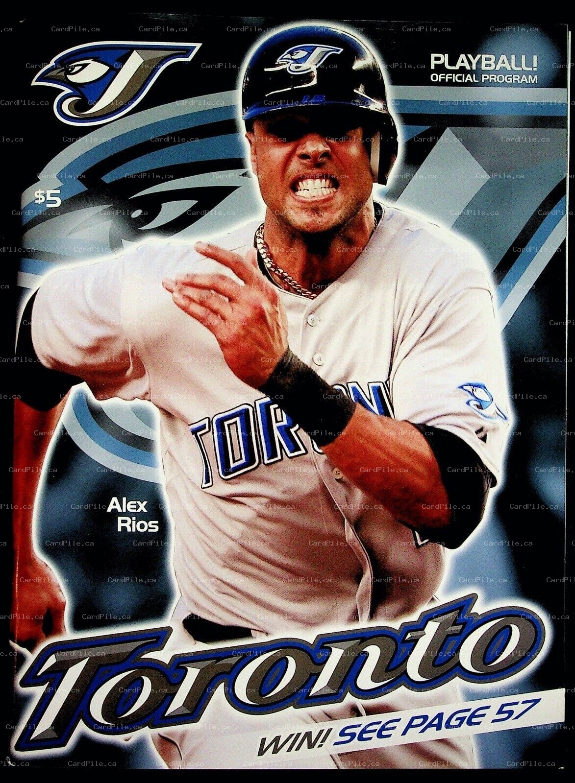 2008 September Toronto Blue Jays Playball Official Program vs Minnesota Twins