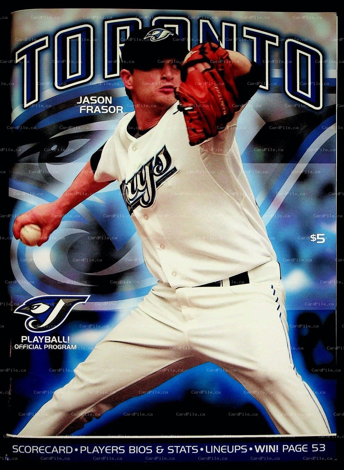 2009 May Toronto Blue Jays Playball Official Program vs Chicago White Sox
