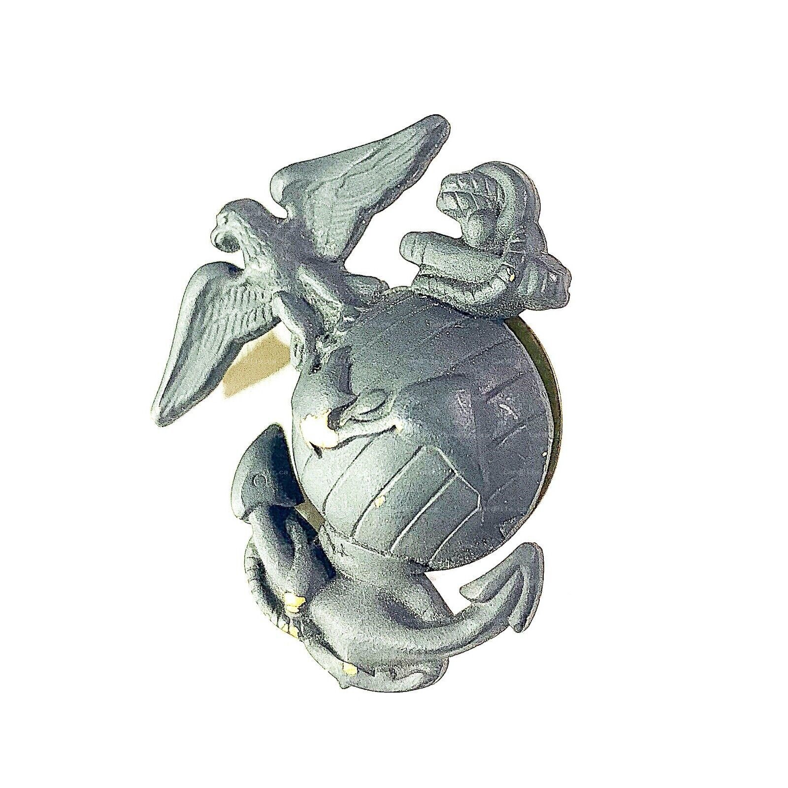 VINTAGE USMC United States Marine Corps Eagle Globe and Anchor Service Cap Badge