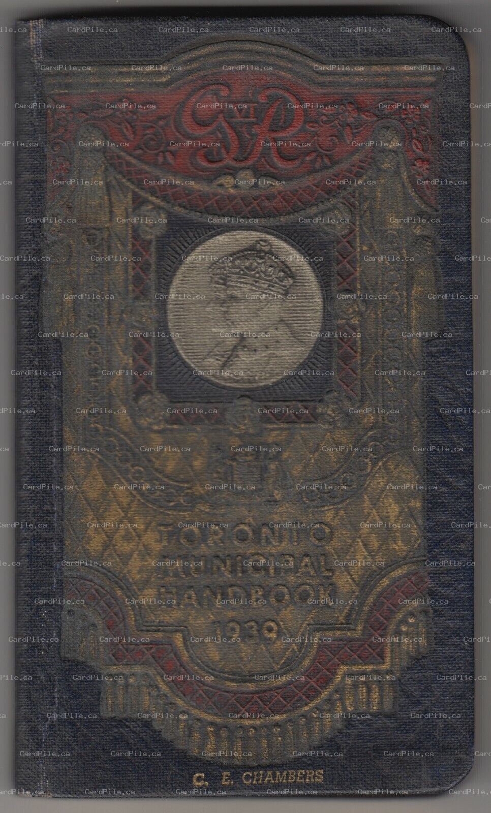 VINTAGE City of Toronto Municipal Handbook 1939 - Canada - RARE - HardCover