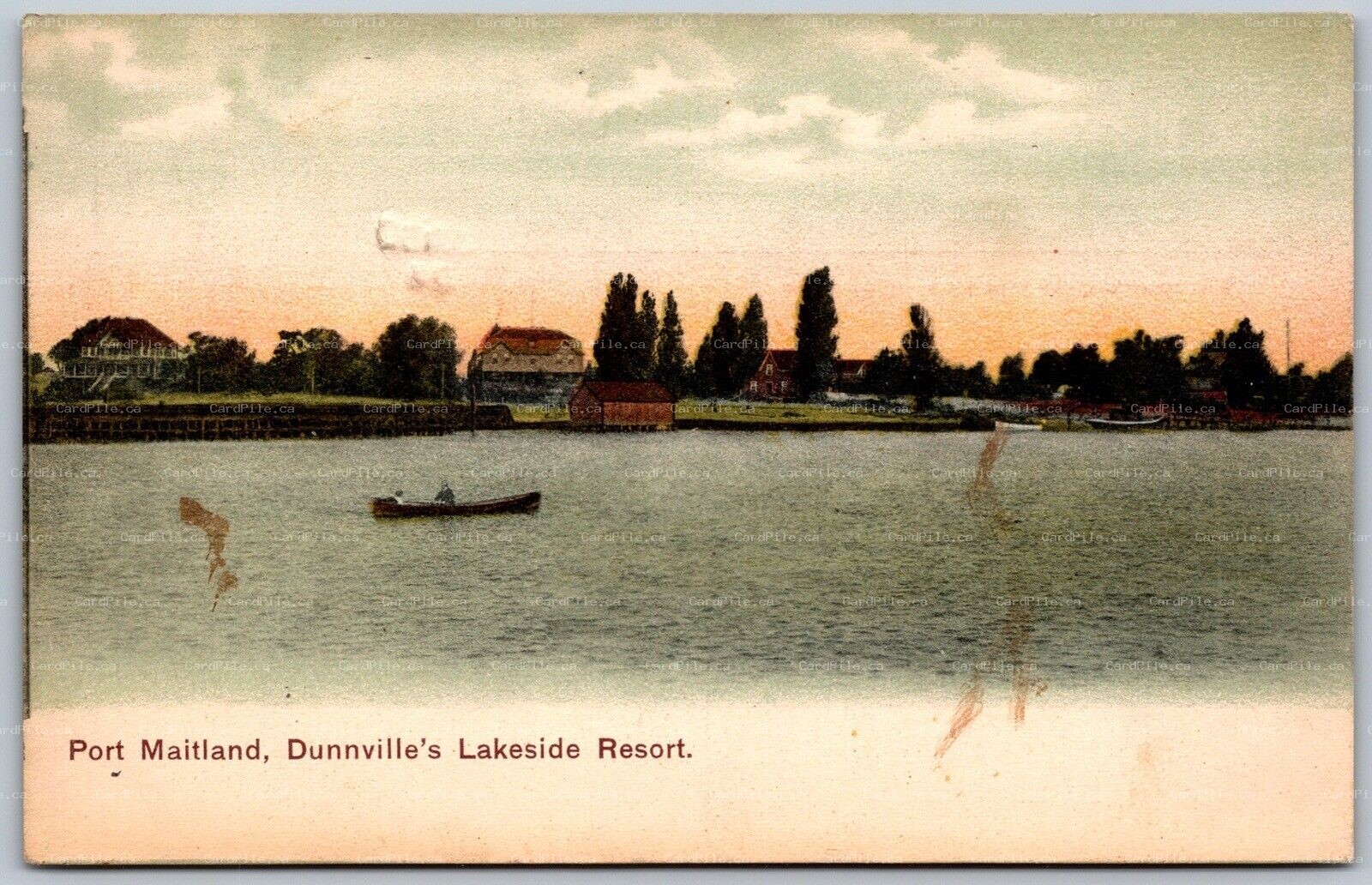 Postcard Port Maitland Ontario c1908 Dunnville