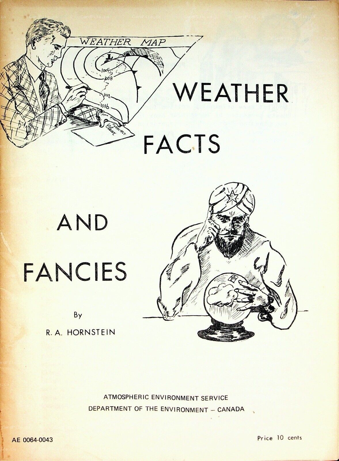 VINTAGE 1948 Weather Facts & Fancies Environment Canada R. A. Hornstein