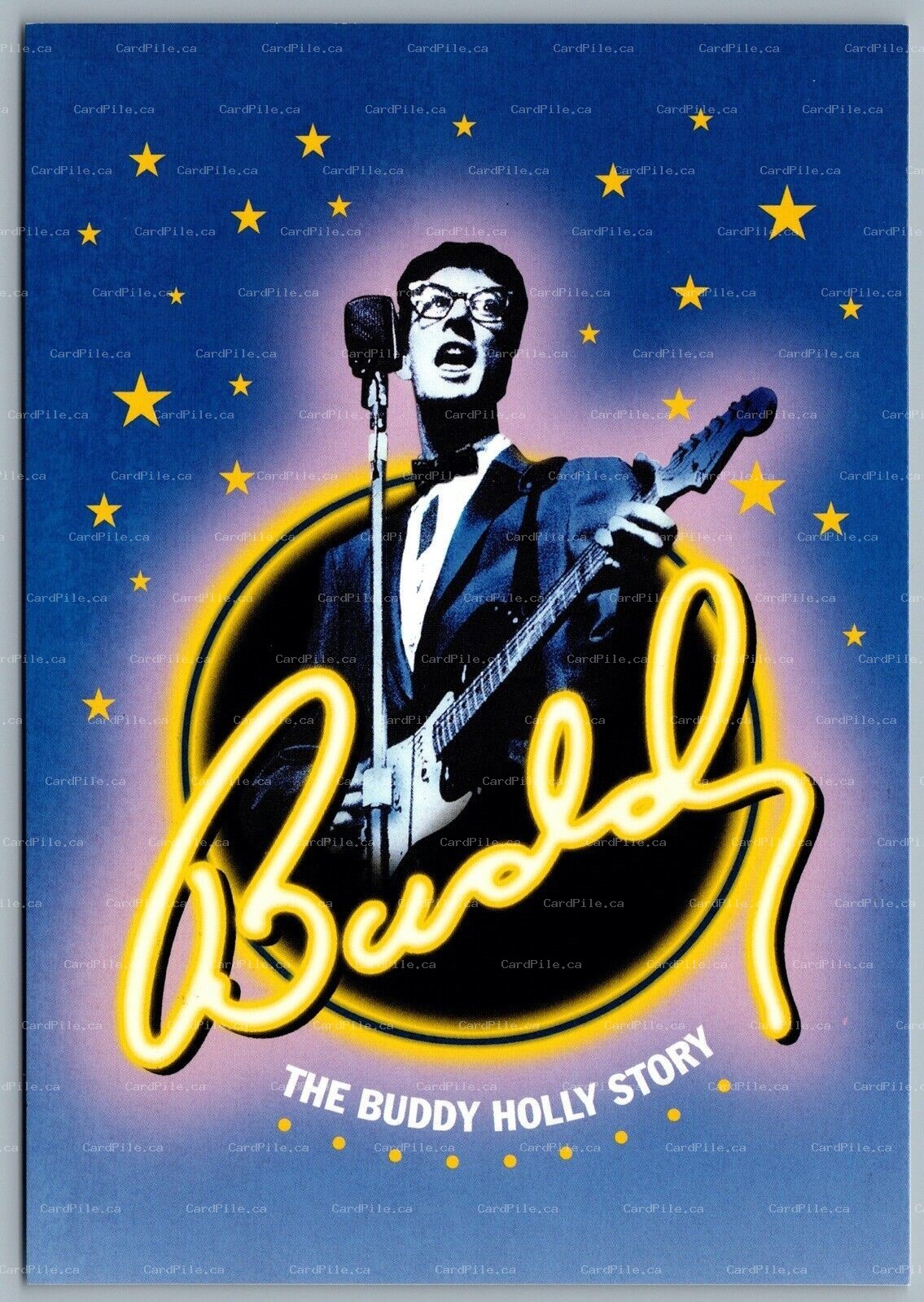 Postcard Theatre 1999 Buddy The Buddy Holly Story Walnut Street Theatre 
