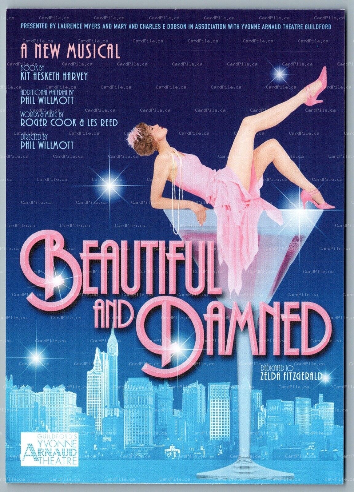 Postcard Theatre 2003 Beautiful and Damned Musical Yvonne Arnaud Theatre UK