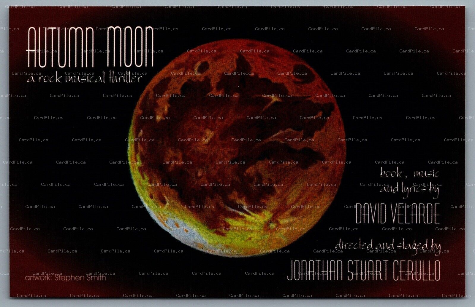 Postcard Theatre 2006 Autumn Moon A Rock Musical Thriller Wings Theatre NYC