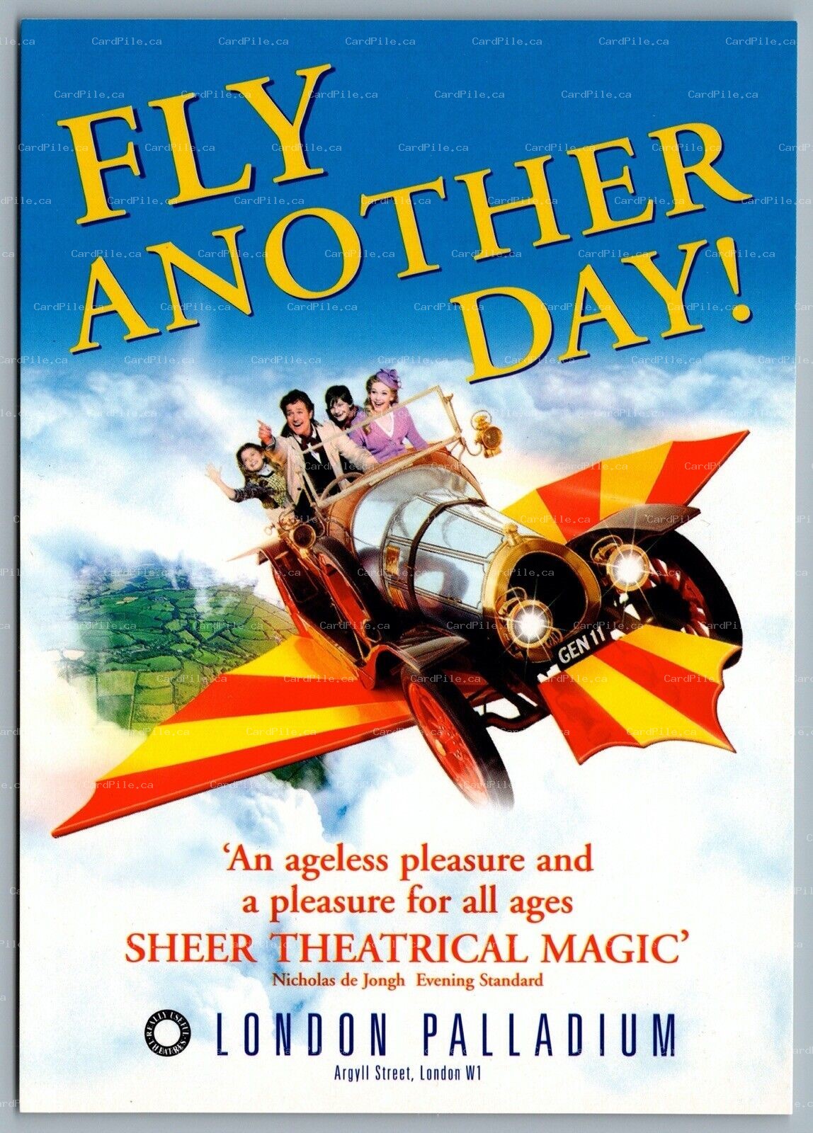 Postcard Theatre 2003 Chitty Chitty Bang Bang Musical London Palladium 