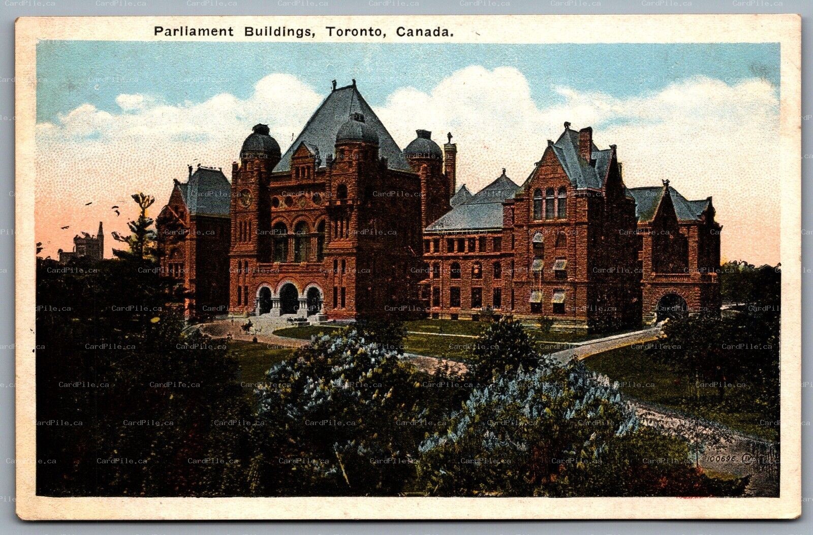 Postcard Toronto Ontario Canada c1920s Parliament Buildings