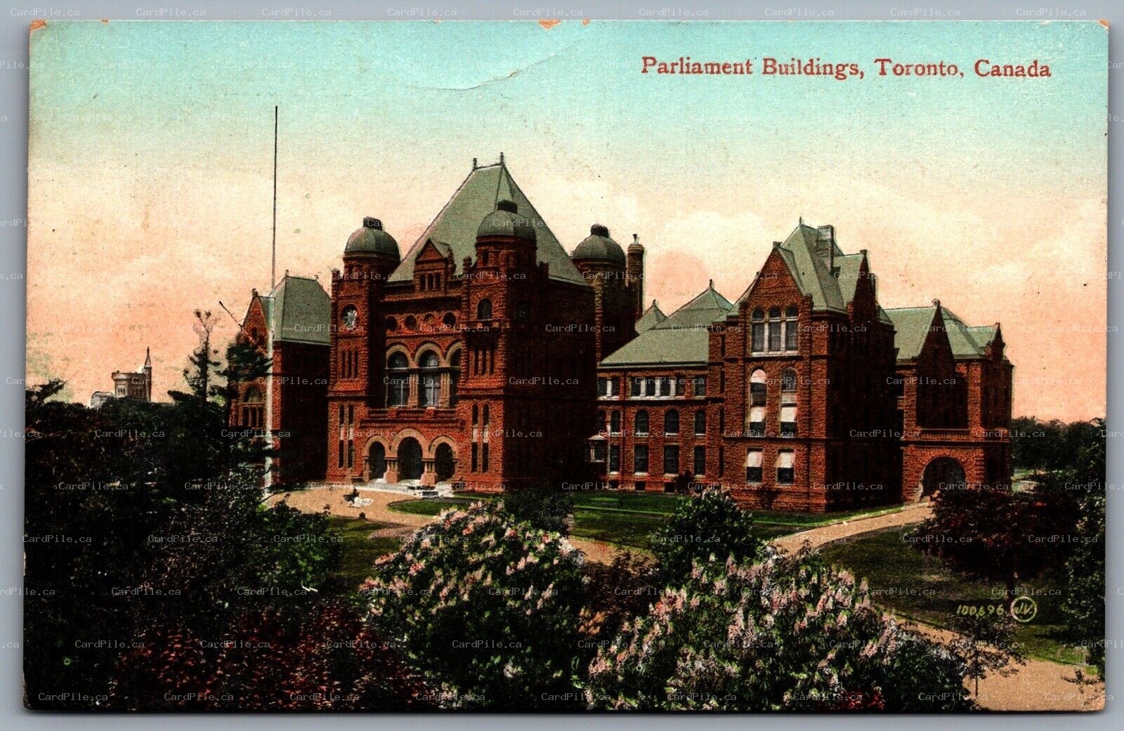 Postcard Toronto Ontario Canada c1910s Parliament Buildings