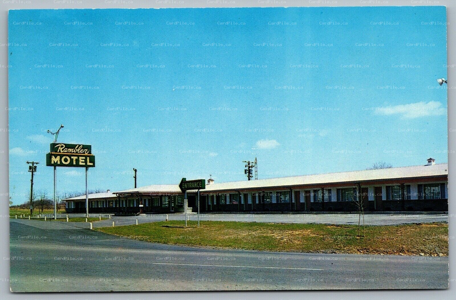 Postcard Thurmont Maryland c1971 Rambler Motel U.S. Route 15 & 81