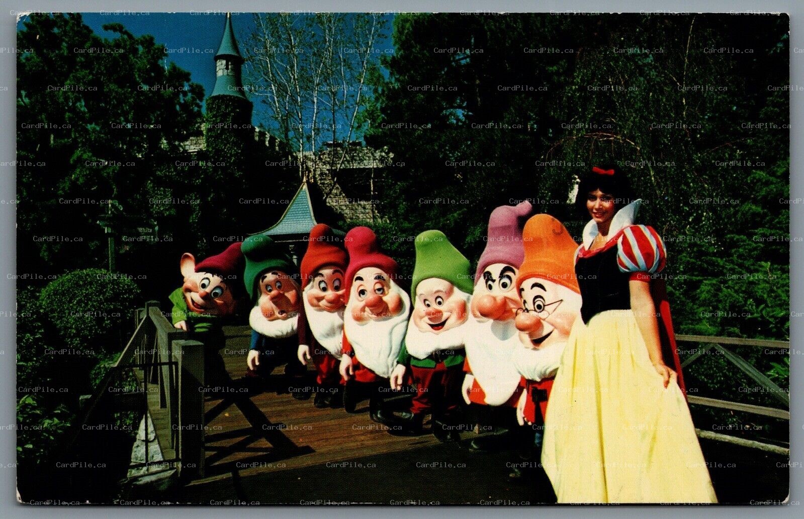 Postcard Anaheim CA c1970s Welcome to Fantasyland Snow White DL-0351 Disney