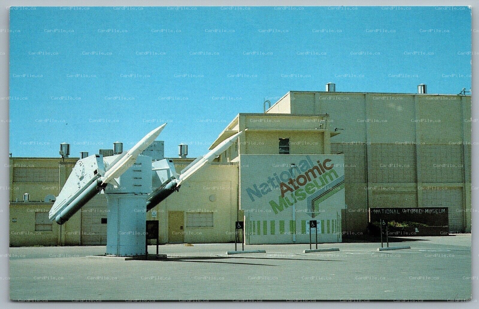 Postcard Albuquerque NM c1970s National Atomic Museum Nuclear Science & History