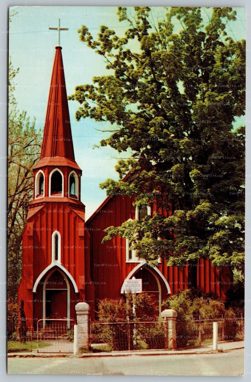 Postcard Sonora California c1960s St. James Episcopal Church Tuolumne County